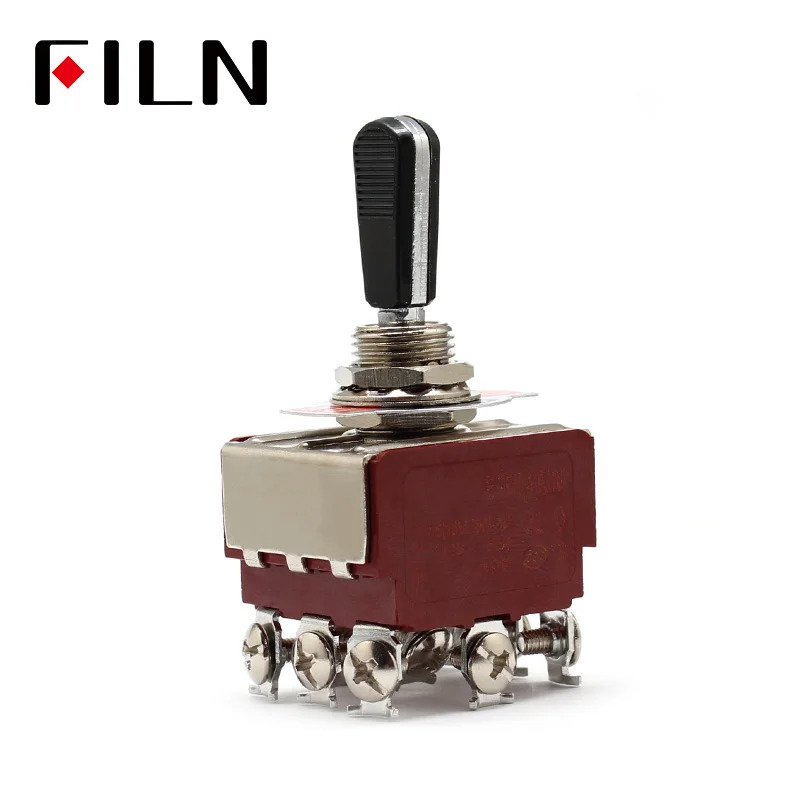 16A250VAC ON OFF ON 3 Position Heavy Duty 9 screw terminal car auto big toggle switch