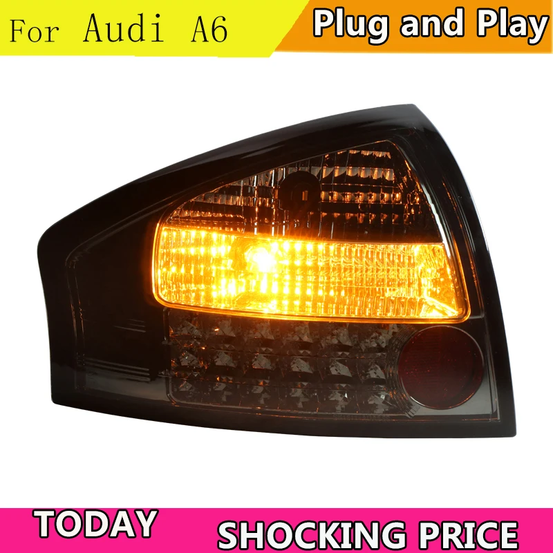 

doxa Car Styling Tail Lamp for Audi A6 taillights Tail Lights LED Rear Lamp LED DRL+Brake+Park+Signal Stop Lamp