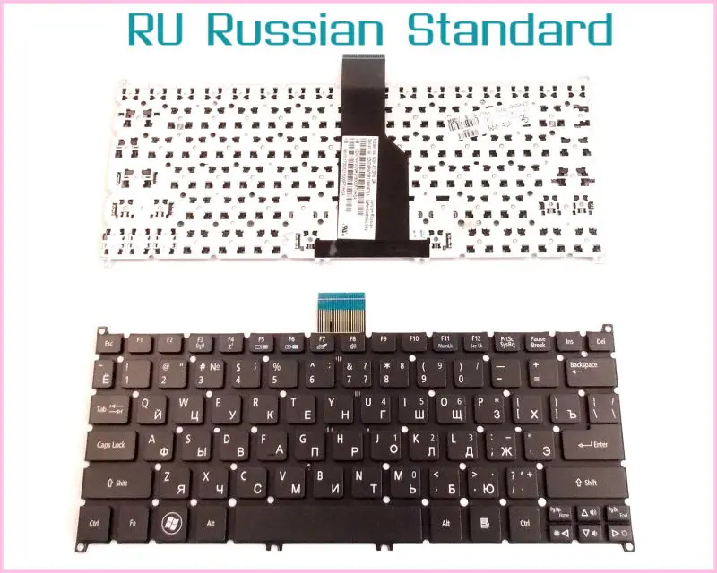 

Клавиатура для ноутбука Acer Aspire One 756 725 AO725 AO756 756-2894 AO756-2894 RU Русская версия