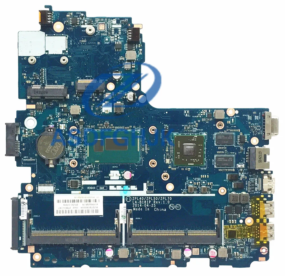 Laptop Moederbord 784122-001 FOR HP 450 G2 motIherboard ZPL40 ZPL50 ZPL70 LA-B181P DDR3L i3-4030U 100% test ok