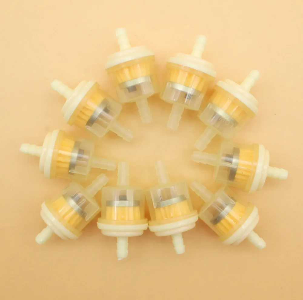 10Pcs/lot Gas Fuel Filter For HONDA GX160 GX200 GX340 GX390 GX420 GX25 GX35 4 Stroke Small Engine Motor Lawn Mower Parts