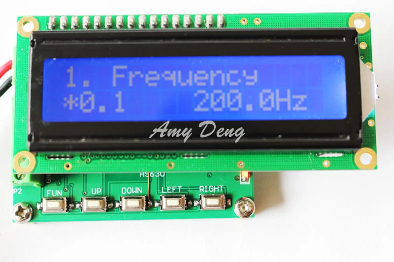 Three-phase sinusoidal phase adjustable from 0 to 360 degrees 1.00 ~ 2000Hz frequency meter