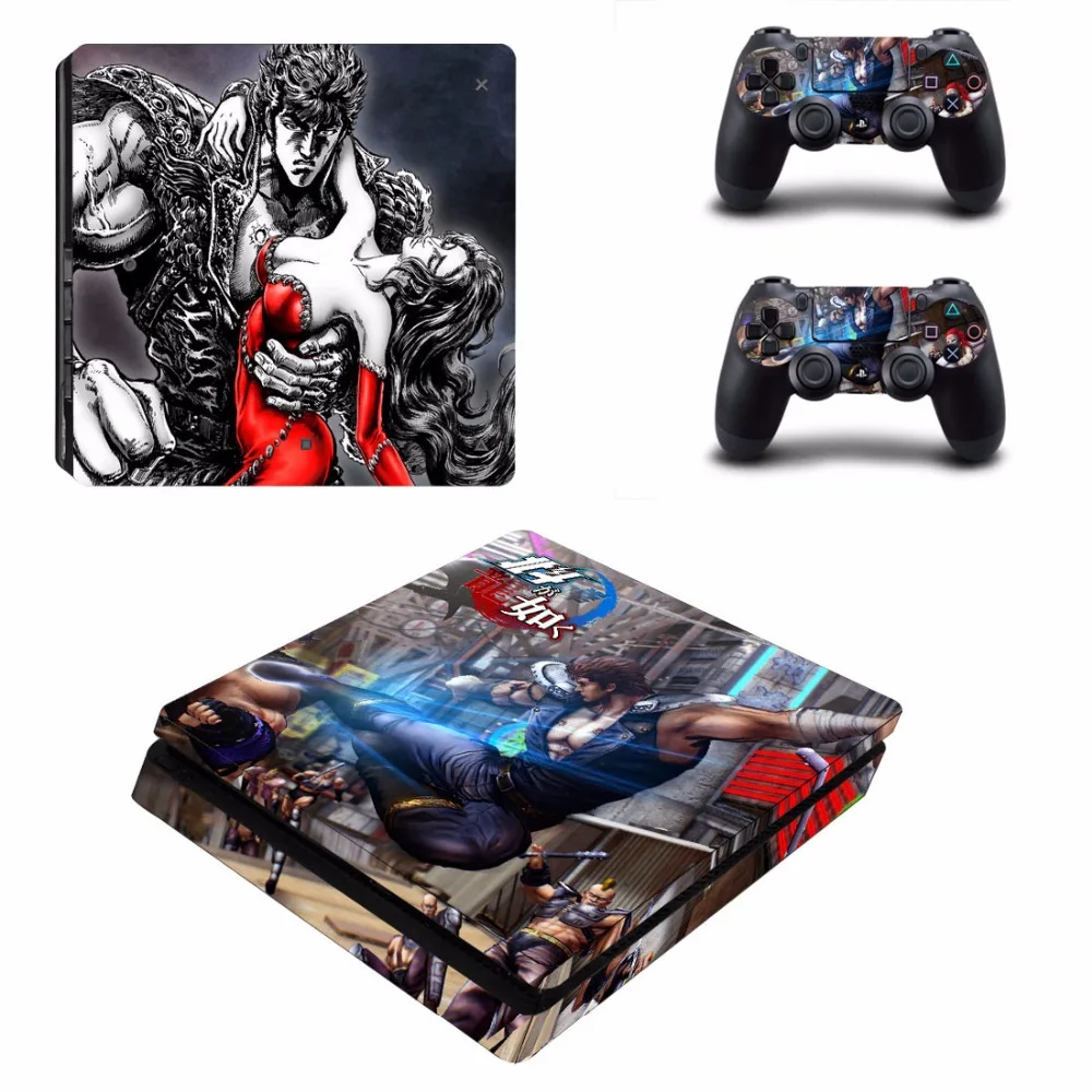 Yakuza Hakuto Ga Gotoku PS4 Slim Skin Sticker Decal For Sony PlayStation 4 Console and 2 Controllers PS4 Slim Skins Stickers