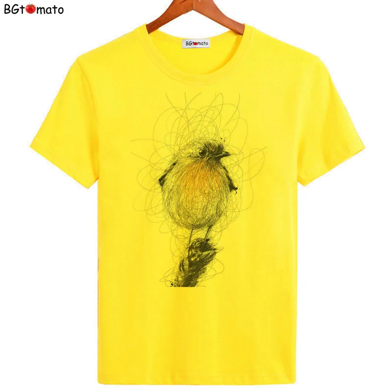 BGtomato New Fashion Brand T-Shirt Global sales 3D Printed Birds Shirts Men Summer Tops Tees Hip Hop Tees