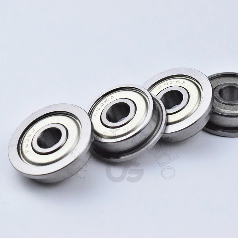 F626ZZ 626 6*19&22*6mm free shippping Flange bearings  626 F626 F626Z F626ZZ chrome steel deep groove bearing