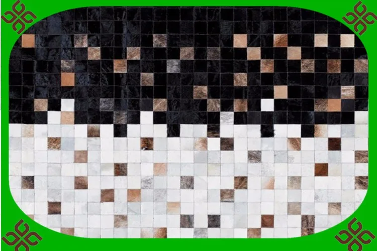 

free shipping 100% natural genuine cow leather jigsaw mats