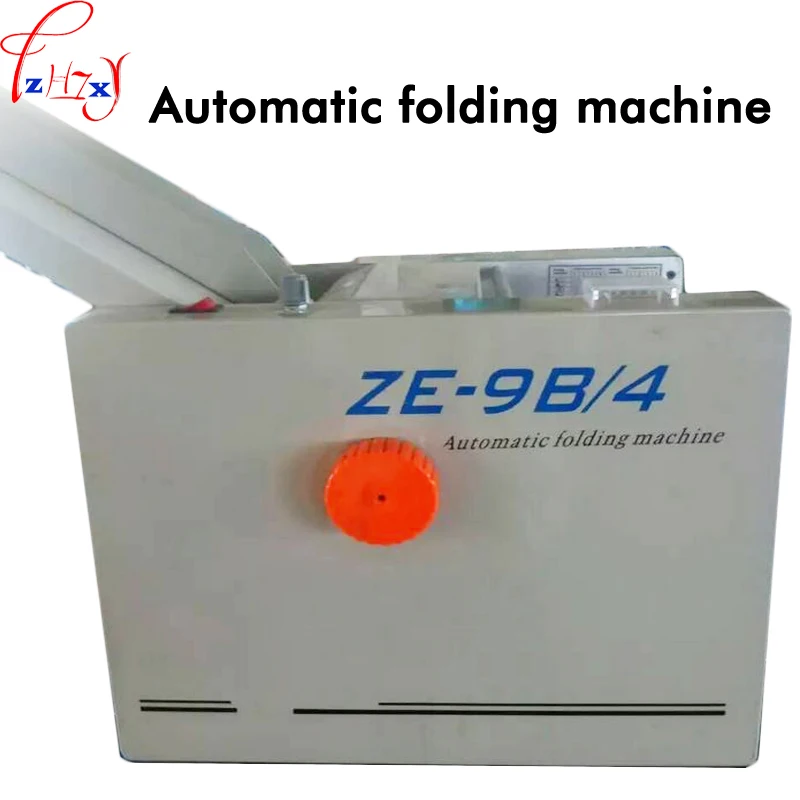 Automatic small desktop origami machine ZE-9B/4 folding machine suitable for mass folding of business correspondence 110/220V