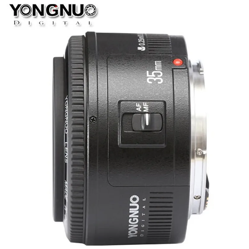 YONGNUO – objectif autofocus à grande ouverture pour appareil photo DSLR, pour Canon EOS 5DII 5DIII 650D 600D 450D 60D 7D 7DII 6D 30D, 35mm