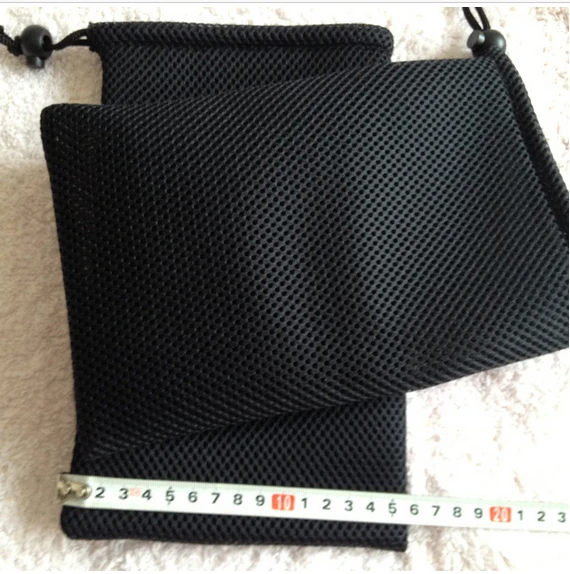 CBRL100pcs/lot mesh drawstring mesh bag mesh laundry bag gift bag pouch custom logo for gift PDA phone jewelry