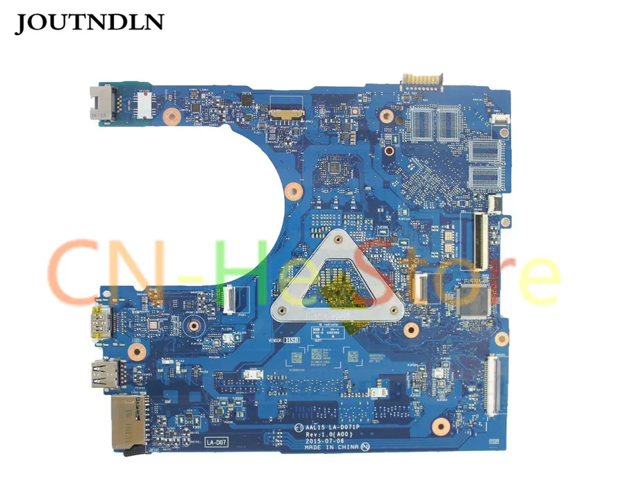 FOR Dell Inspiron 5559 Laptop Motherboard  LA-D071P 88XGN 088XGN CN-088XGN AAL15 W/ i3-6100U CPU