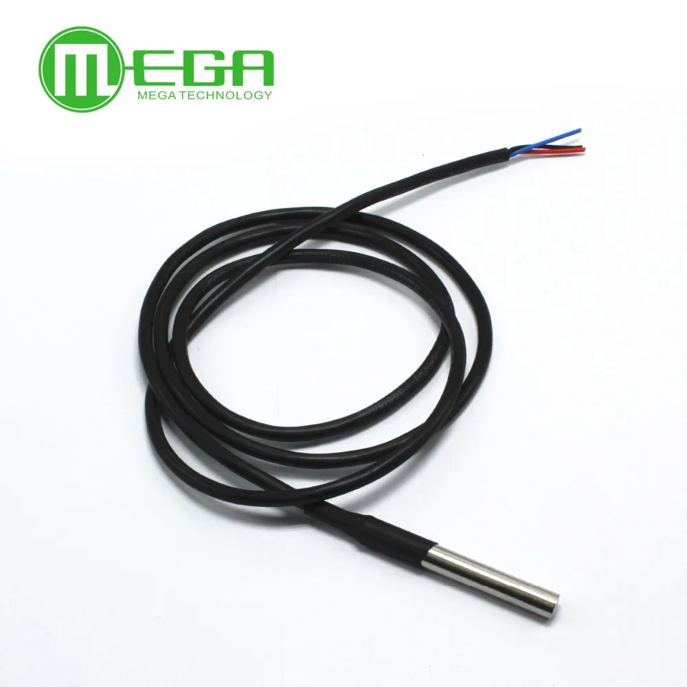 10pcs DS18b20 Stainless steel package Waterproof DS18b20 temperature probe temperature sensor 18B20