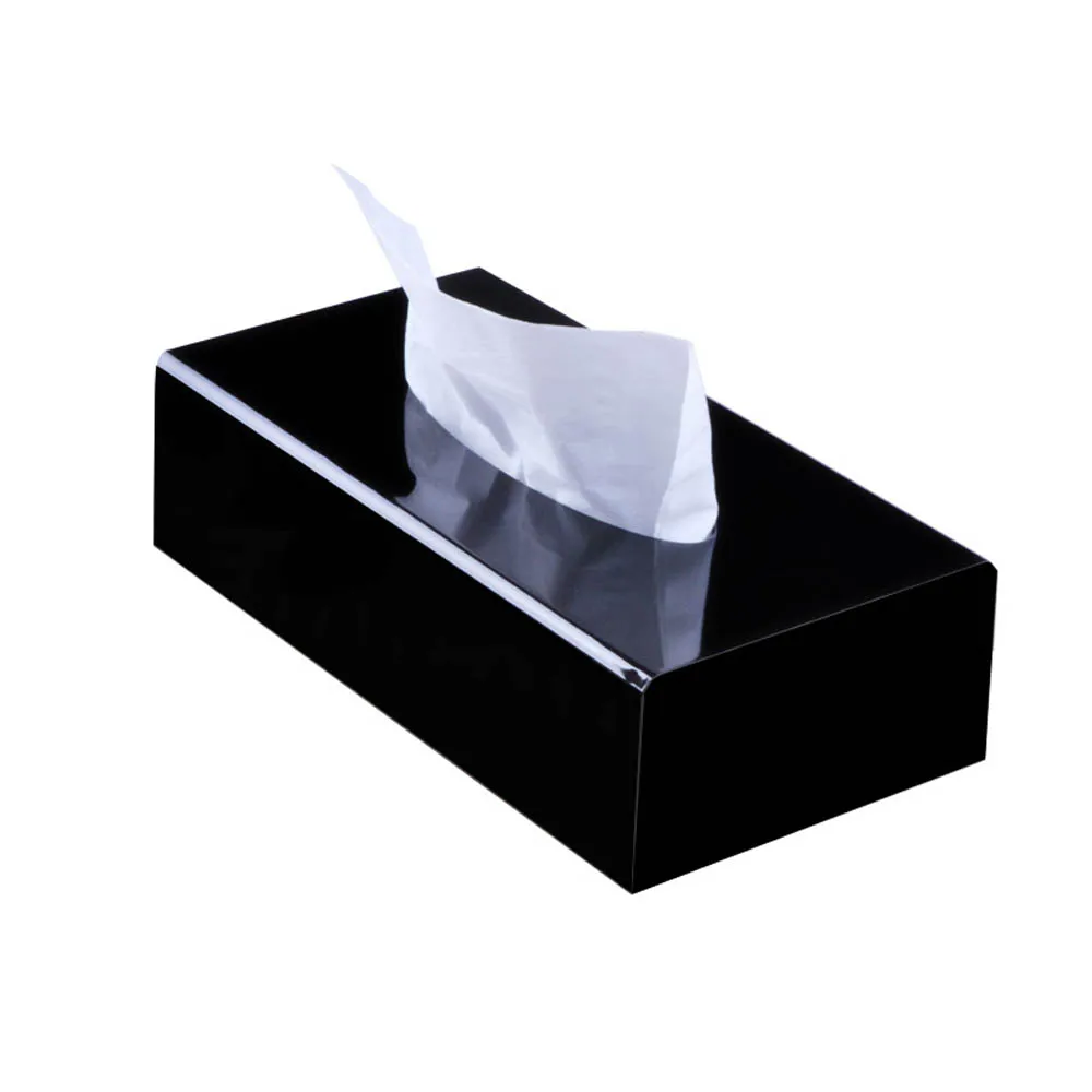 Modern Acrylic Paper Box Napkin Holder Prexiglass Tissue Dispenser TB005