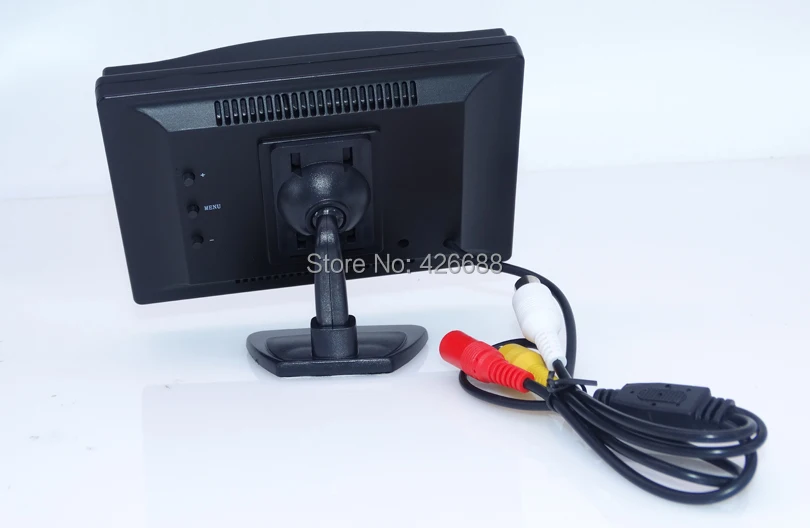 2in1 5 inch car monitor gương + Universal car rear view tật xếp máy ảnh CCD HD tầm nhìn Ban Đêm Khuyến Mãi