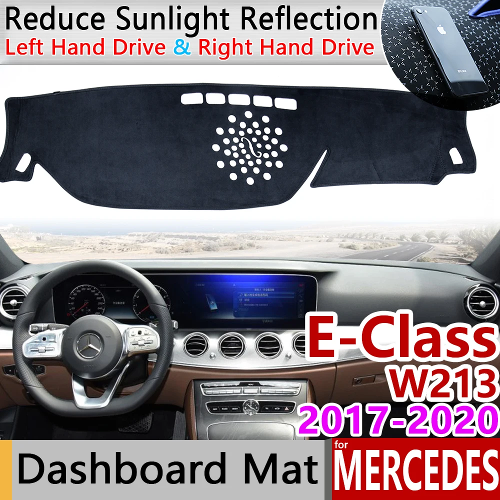 

for Mercedes Benz E-Class W213 Anti-Slip Mat Dashboard Cover Pad Sunshade Dashmat Accessories E-Klasse E200 E250 E300 E220d AMG