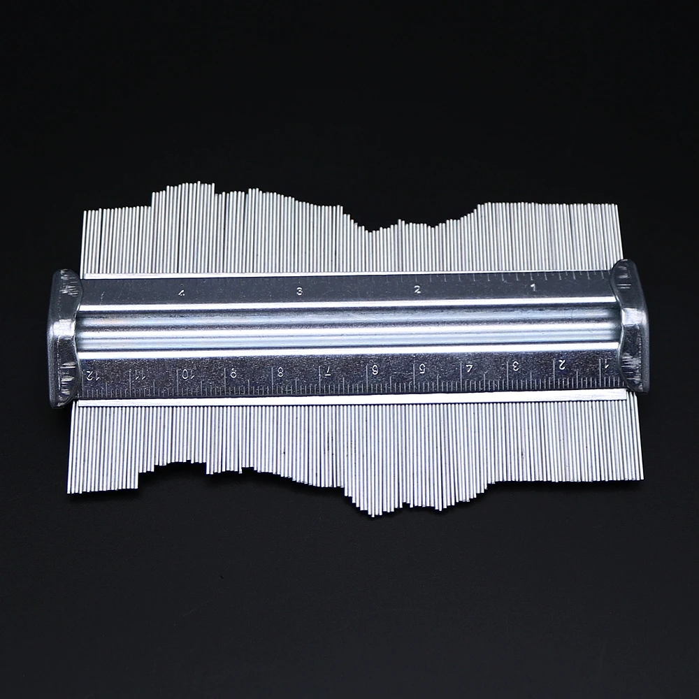 NEW 125mm Metal Professional Contour Profile Gauge Guage Tiling Laminate Tiles General Tools Contour Gauge Duplicator