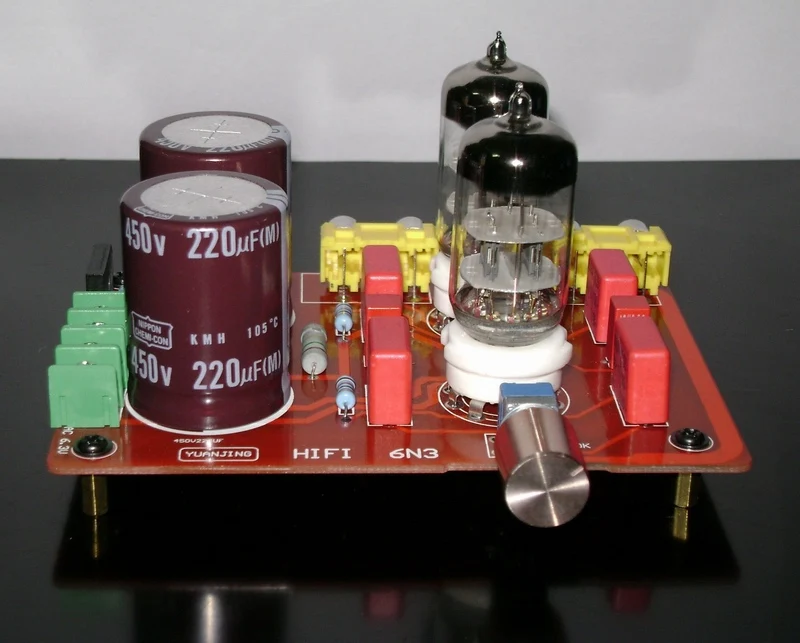 Amp board using Top German imports Weimar Capacitance and 6N3 tube*2pcs/6N3 tube pre-amplifier board (Including transformers)