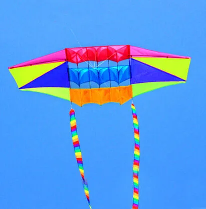 Free shipping large radar kite tails flying nylon ripstop fabric 3d kite flying dragon kite wholesale kites factory beach toys