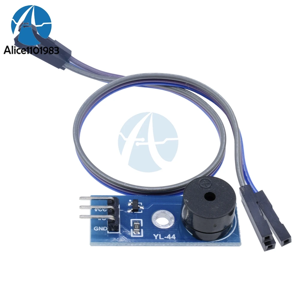 1 Set Passive Buzzer Module Alarm Sensor Beep Board I/O Interface For Arduino Smart Car 3.3V-5V Of SCM With DuPont Line