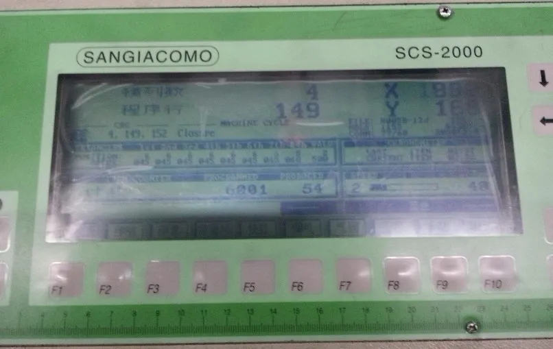 Sangiacomo-آلة الجوارب SCS -2000 ، تستخدم شاشة LCD أصلية