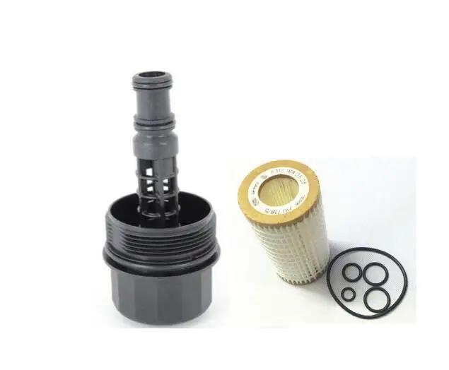 Oil Filter Housing Cap & filter for Mercedes W164 W203 E550 S550 ML450 S400 2721800038