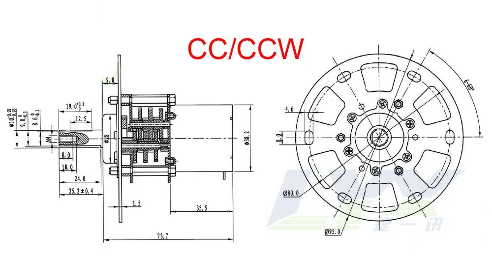 DC 12V 1rpm 1 Turn Minute Gear Reducer Motor, CW/CCW, Metal Gear Reduction Clock Wise