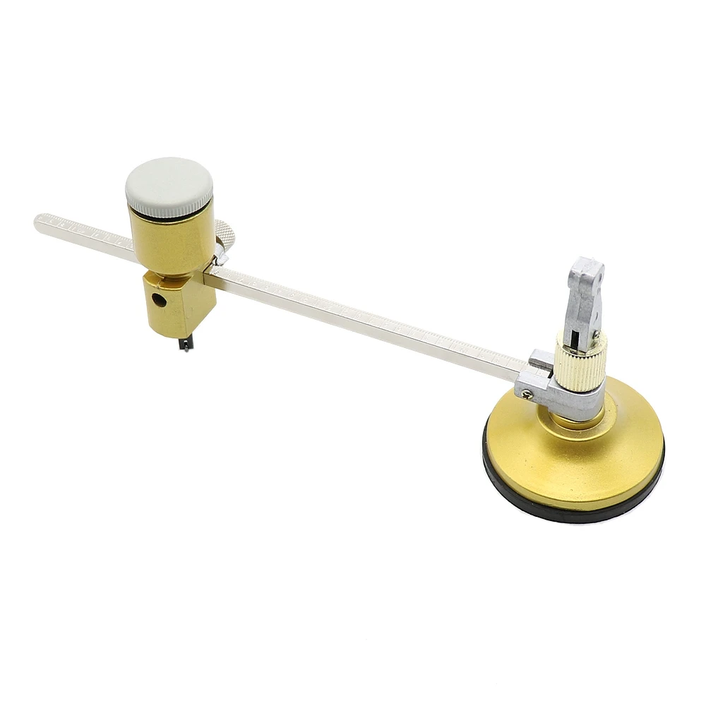 Adjustable Compass Circle Glass Cutter with Suction Cup Opening Hole Cutting