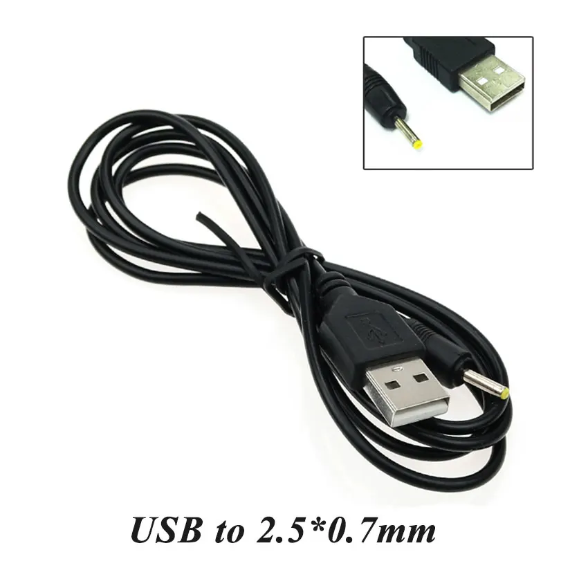 cltgxdd USB Male to 5.5*2.1 4.0*1.7 3.5*1.35 2.5*0.7 2.0*0.6 mm DC Jack Power Connector Charger Cable AC plug Transfer charging