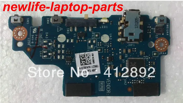 original for laptop Switch audio board QAZA0 LS-8824P 07RFHW 7RFHW test good free shipping