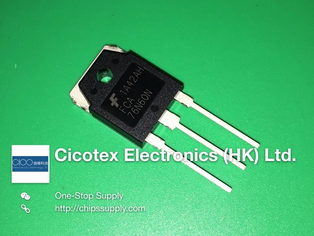 

FCA76N60N 76N60 TO247 MOSFET N-CH 600V 76A TO-3PN 76N60N