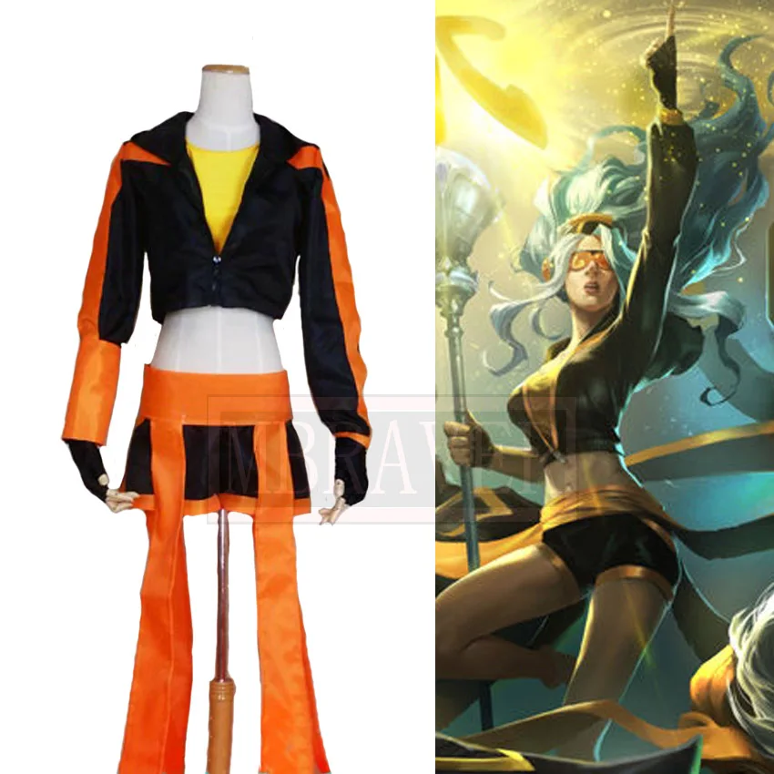 

LOL Janna Fnatic Skin Cosplay Costume Custom Made Any Size