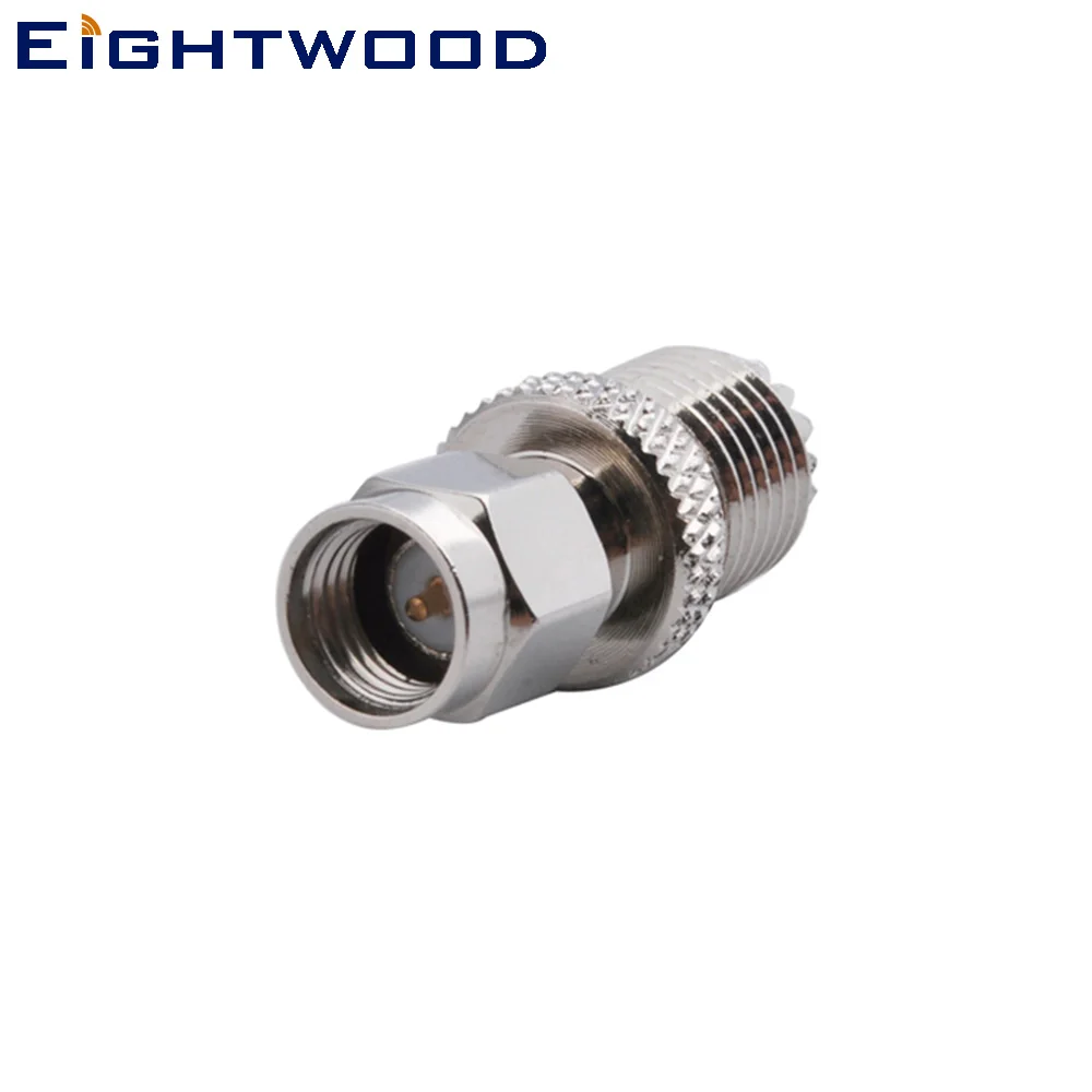 

Eightwood Truck Satellite Radio Adapter Mini-UHF Female to SMA Male RF Coaxial Adapter Connector for Sirius XM Radio Antenna