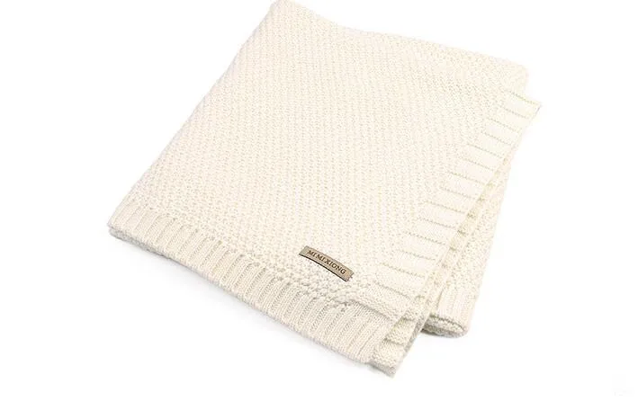 Baby Blanket Knitted Newborn Swaddle Wrap Blankets Super Soft Toddler Infant Bedding Quilt For Bed Sofa Basket Stroller Blankets