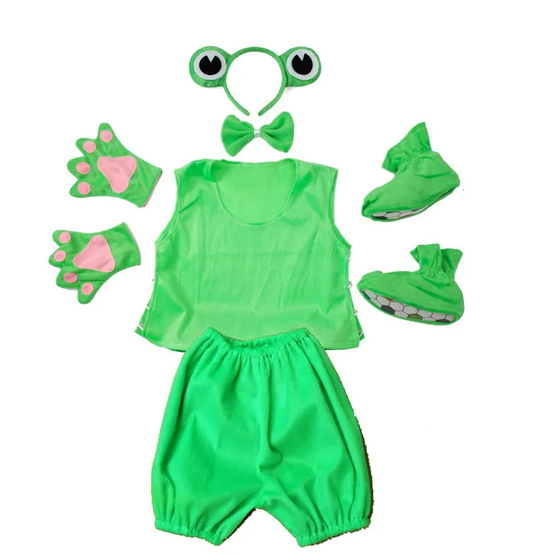 Halloween cosplay party frog animal costume birthday Students Stage Play Performance Apparel clothing