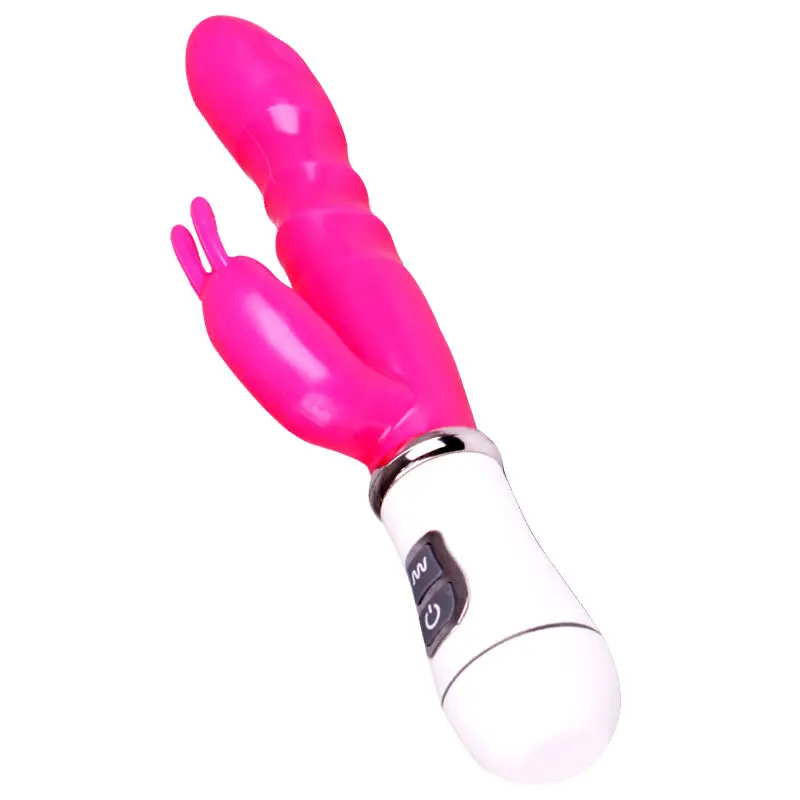 Black Wolf Vibrator Waterproof sex toy Double Rod Masturbation rabbit vibrator utensils Adult Sex product Vibrator For Women