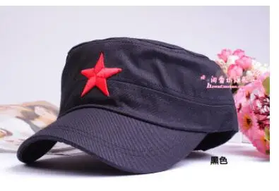 10pcs/lot Fashion Army Caps Summer Embroidery Red Star Baseball Cap Hat For Men Women Adjustable casual cap