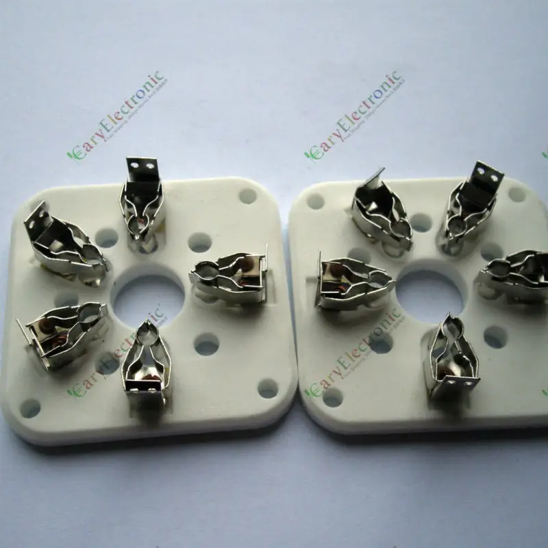 Groothandel en retail 2 st Nieuwe 5pin base Keramische vacuüm buisvoet Fr 500Z 4-400 U5G audio amp onderdelen gratis verzending