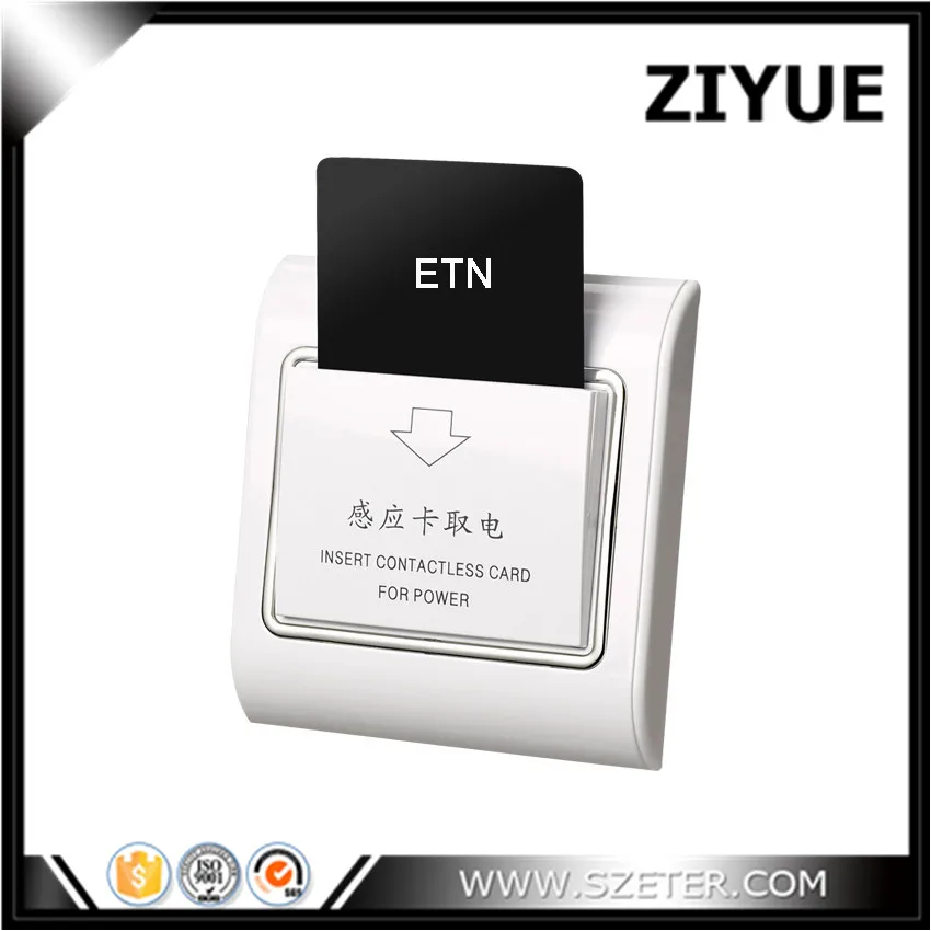 Fast  Express Shipping! 125KHZ  EM4305 T5557 T5567 EM Card Power Switch Energy Saver Card Holder for Office Hotel