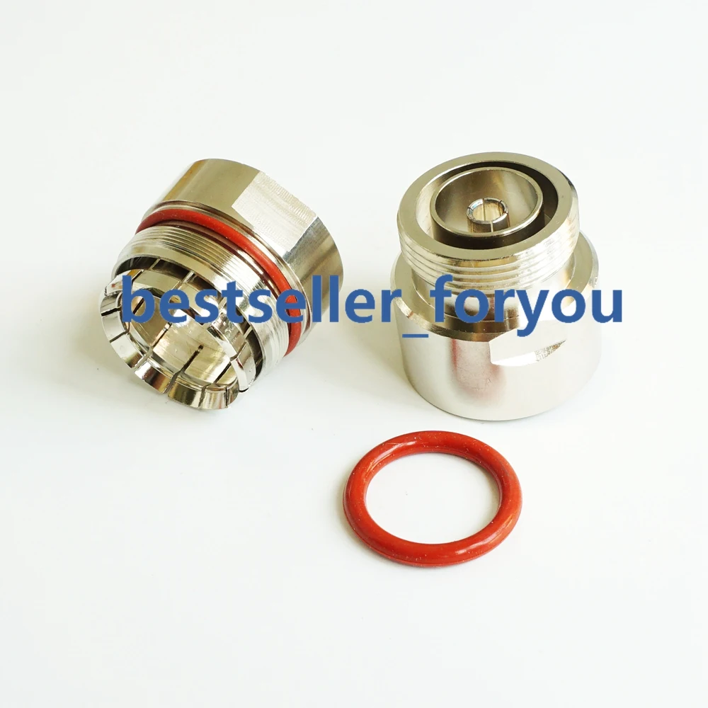 

7/16 Din female L29 Jack center Clamp Corrugated copper 7/8" cable RF connector