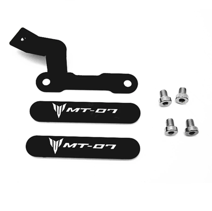 for YAMAHA MT07 FZ07 Motorcycle Footrest Cover Passenger Footpeg Removal Delete Kit 2014 2015 2016 2017