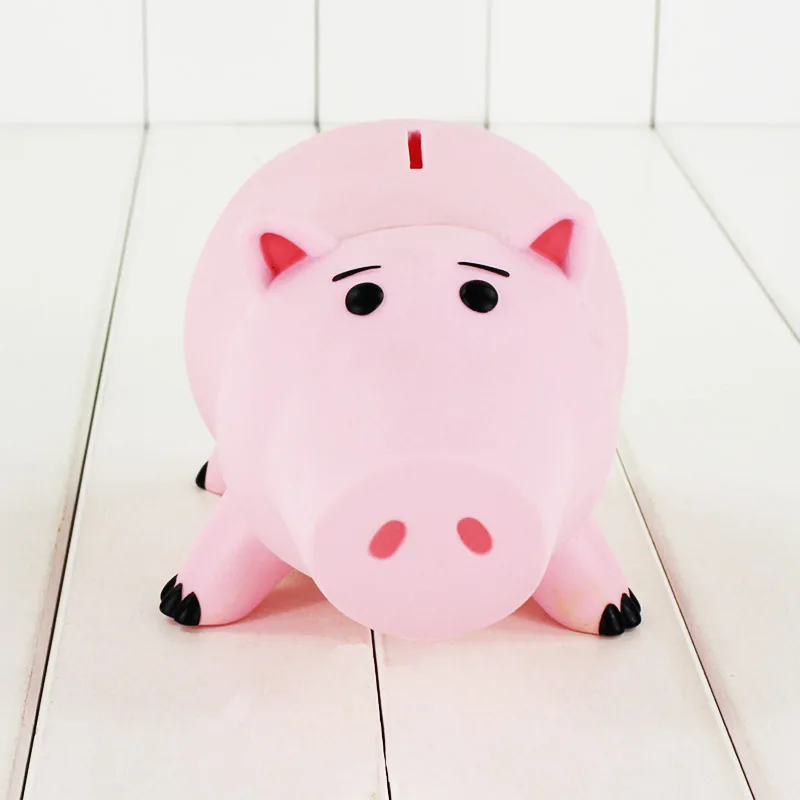 20cm Hamm Piggy Bank Pink Pig Coin Box PVC Figure Toys Gift Kids Money Box