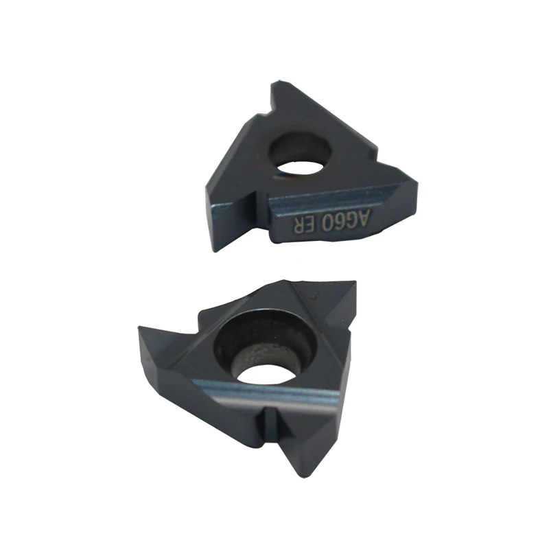 16ER AG60 LDA 10 Uds herramienta de torno de hilo de carburo de tungsteno inserto para cortar acero inoxidable y acero CNC herramienta de torneado