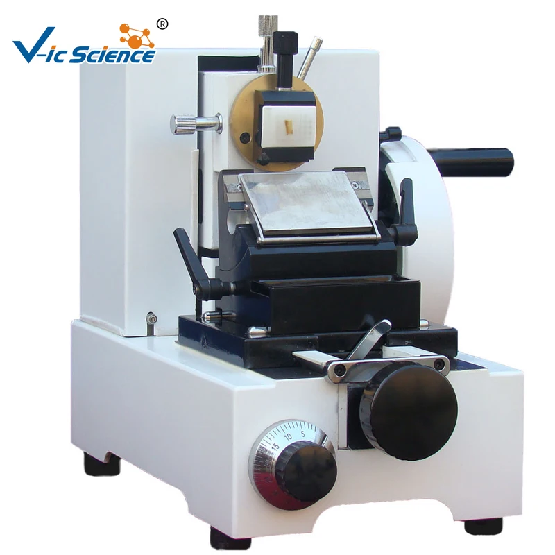 VCM-2508 histology rotary microtome 1~40μm Section thickness range and Class II Instrument classification Microtome