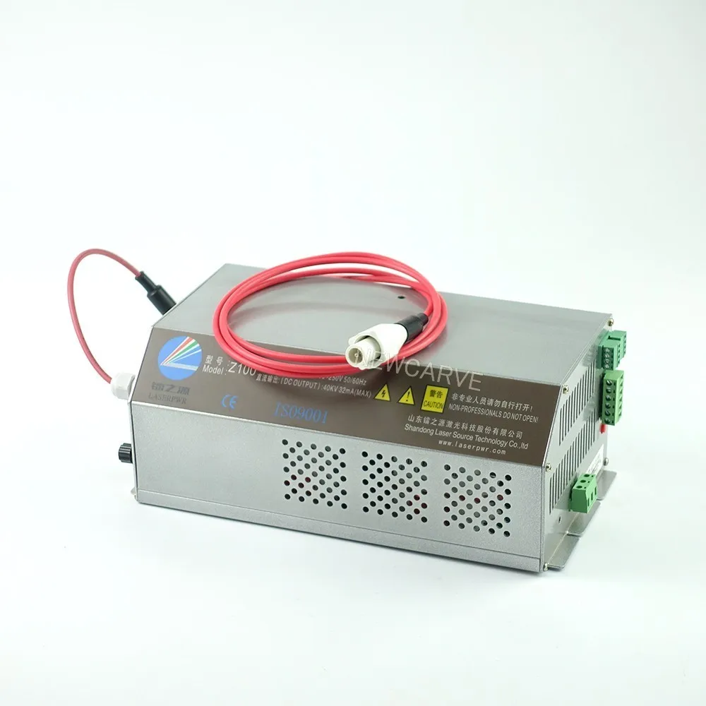 100W 120W CO2 Laser Power Supply Monitor AC90-250v For Laser Engraving Cutting Machine HY-Z100 NEWCARVE