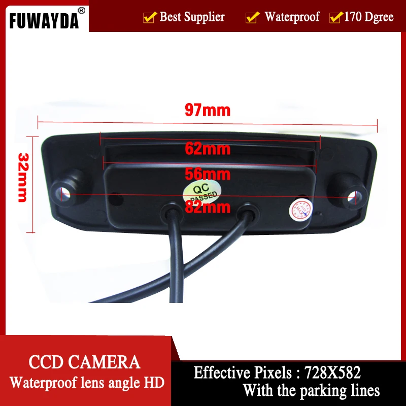 FUWAYDA CCD CAR REAR VIEW REVERSE HD CAMERA with parking lines waterproof night vison  FOR Chrysler 300/300c/srt8/magnum/Sebring