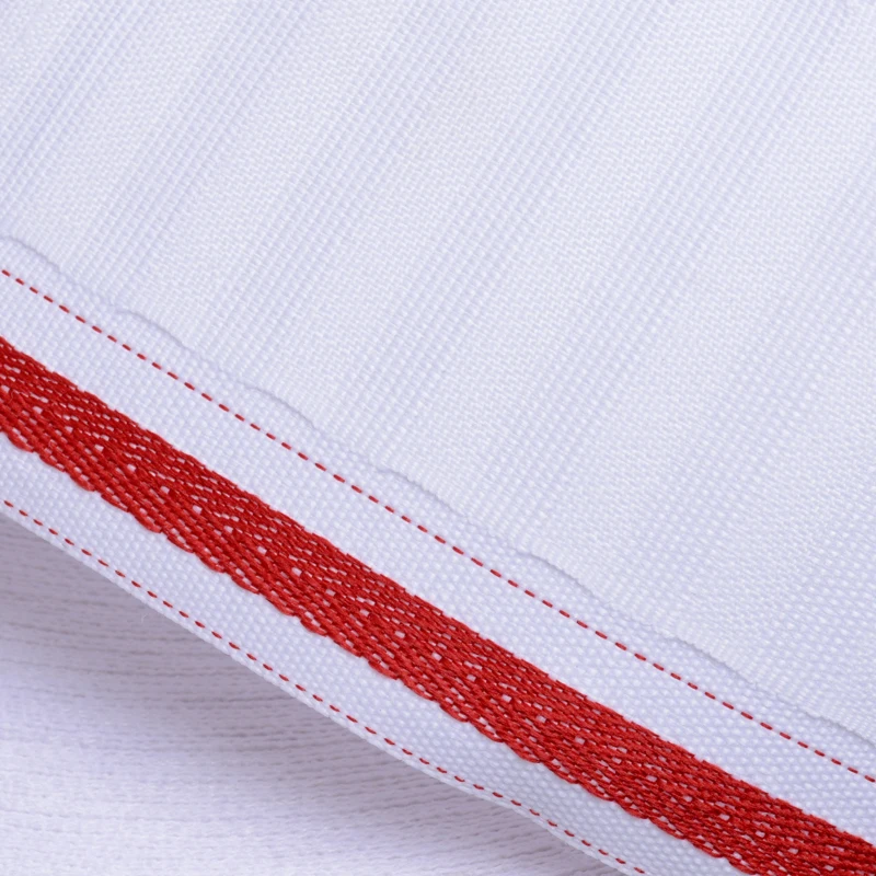 10cm Wide White Woven Curtain Tape For Rod Tie Rings Roman Circle Punching Rings Pleated Hooks Belt Ribbon Curtain Accessories