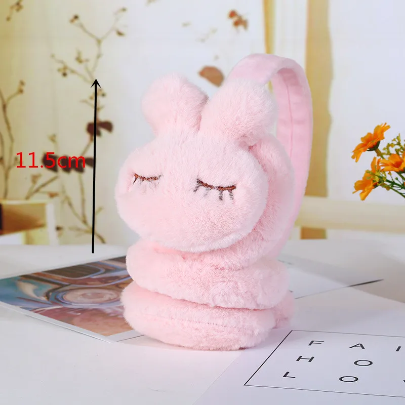 Protège-oreilles en peluche lapin pour enfants, couvre-oreilles chauds d\'hiver pour filles et garçons, nouvelle collection