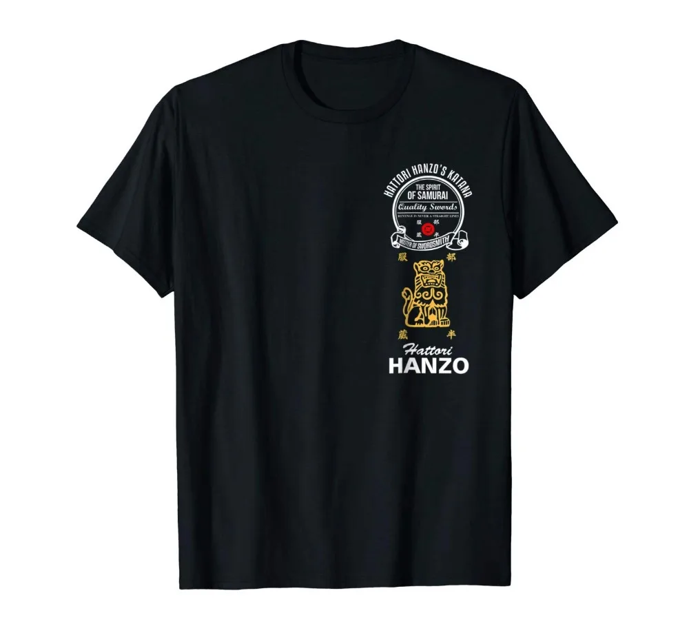 Hattori Hanzo Samurai Ninja Katana Maker Japanese Fashion Clothing Men New 3D Printed Cool Offensive Shirts