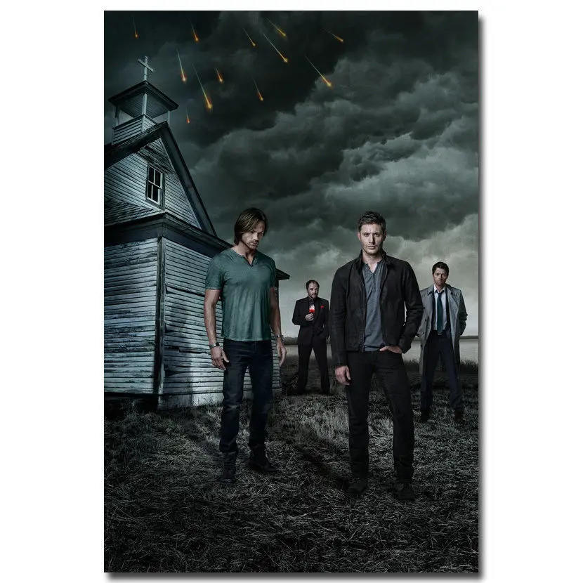 Hot New Supernatural Season 10 US T Horror V-Silk Art Poster Wall Sticker Decoration Gift