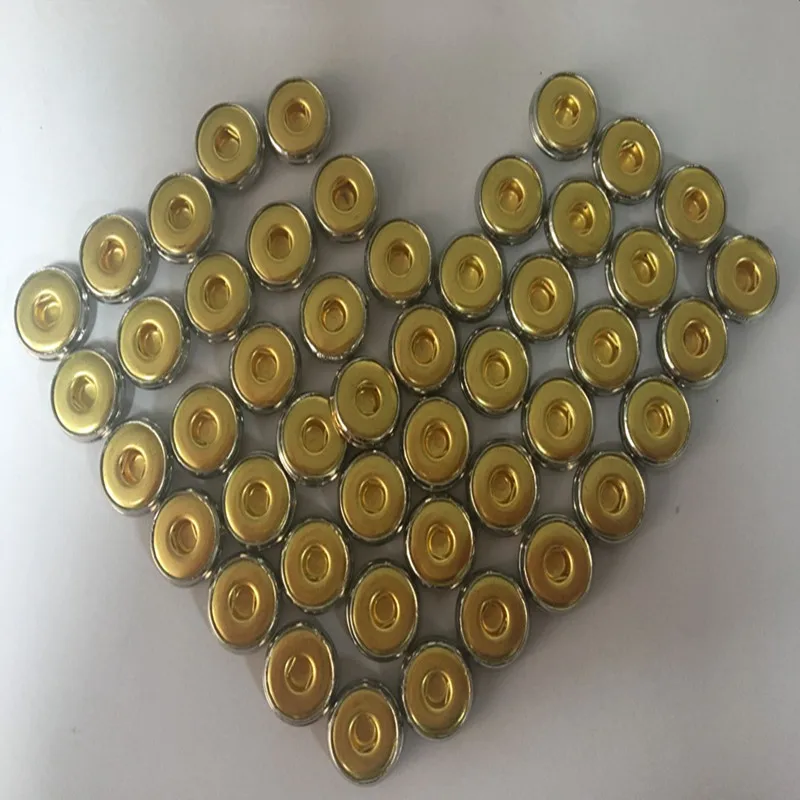 100pcs/Lot Medical ECG Snap Terminal Physiotherapy ECG Machine Parts Metal Stamping Snap-Fastener Metal Buckle Wire Gold Plated