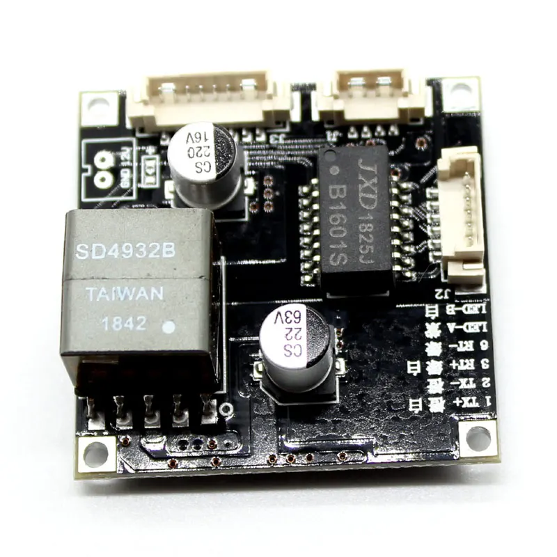 cctv ip camera POE module PCB board Power Over Ethernet 12V output IEEE802.3af/at for IPC with POE cable